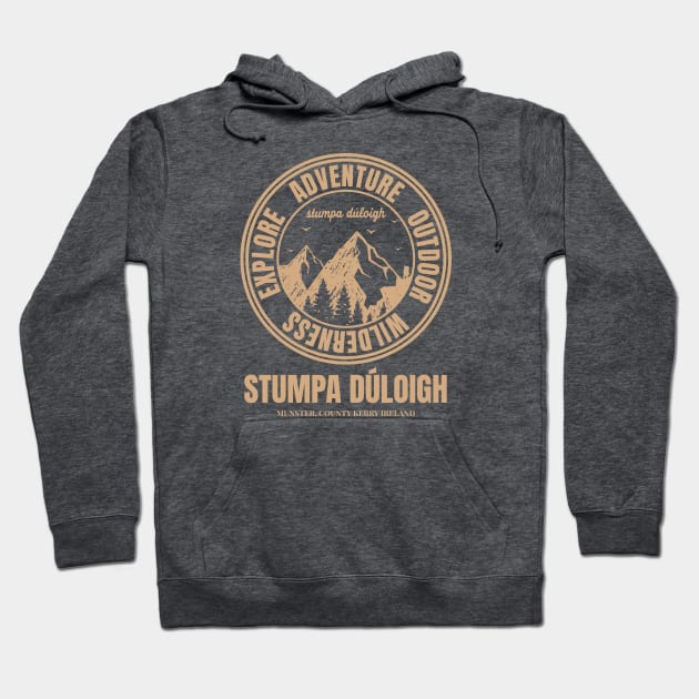 Ireland Hiking, Stumpa Dúloigh Mountain Hike Hoodie by Eire